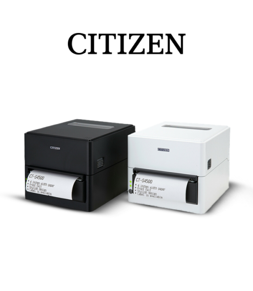 impresora POS Citizen, CT-S4500, 4" Printers (112mm), impresora para reemplazo de A4, impresora de recibos y etiquetas, impresora compacta para retail, impresora compatible con WiFi y Bluetooth, Citizen Mobile-POS ready, impresora eficiente y versátil, impresora con escalado de documentos.
