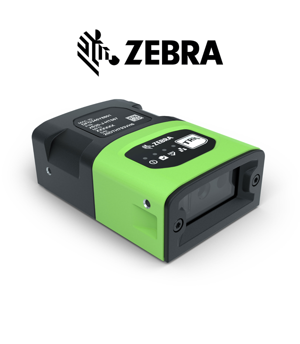 Escáner fijo industrial Zebra FS20 con tecnología de captura múltiple.