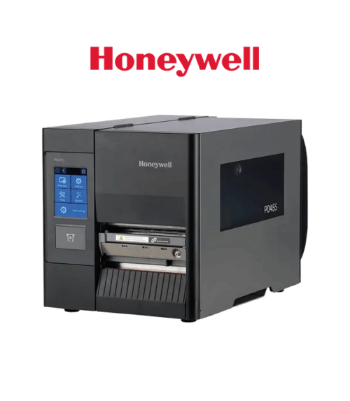 Impresora industrial Honeywell PD45/PD45S con pantalla táctil y alta precisión de impresión